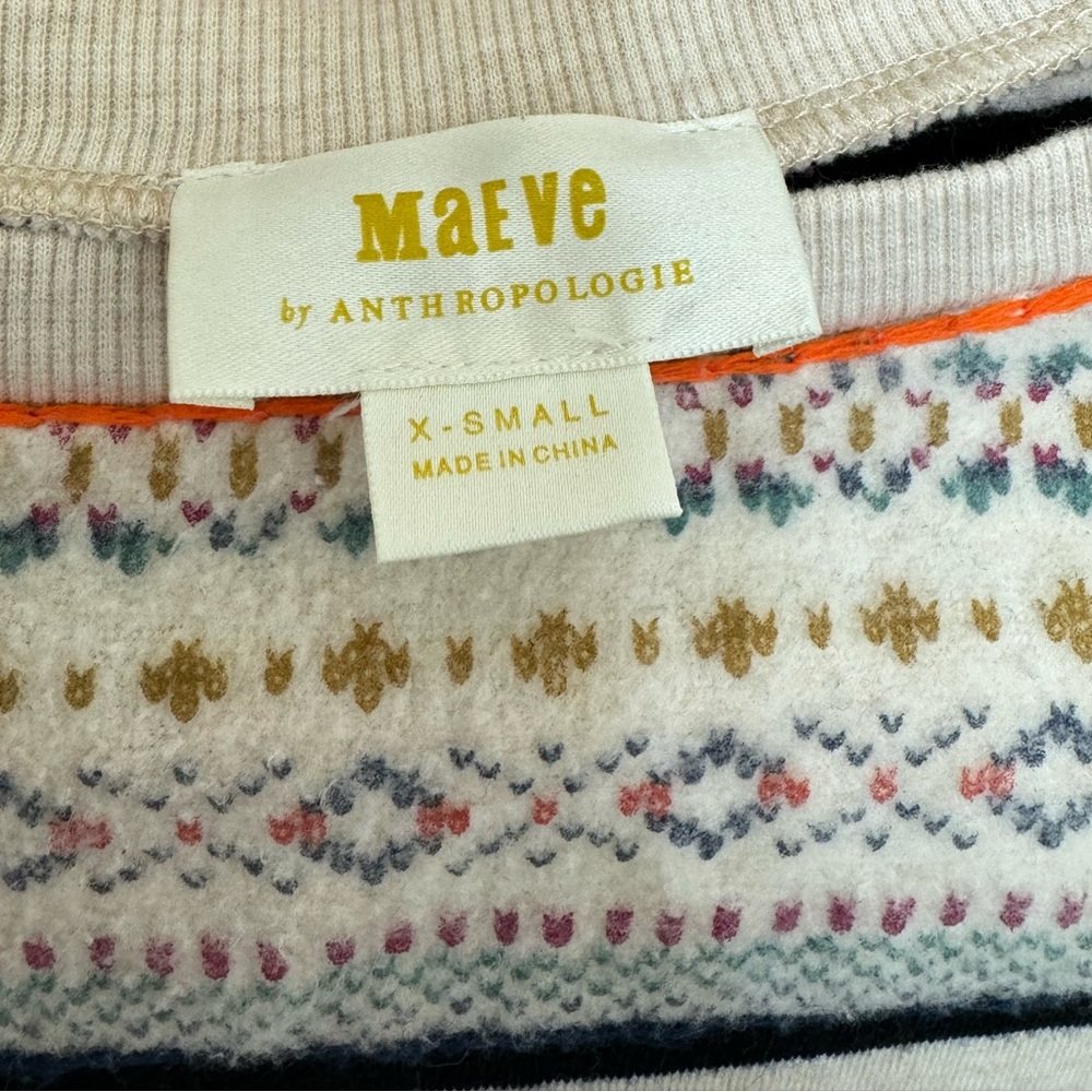 Anthropologie striped sweater size XS - Picture 5 of 6